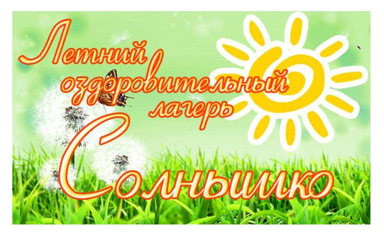 Форма для записи в оздоровительное учреждение с дневным пребываем детей «Солнышко» в период летних каникул.